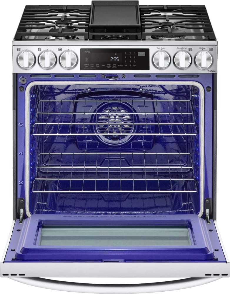 LG LSDL6336F 30 Inch SlideIn Dual Fuel Smart Range with 5 Sealed