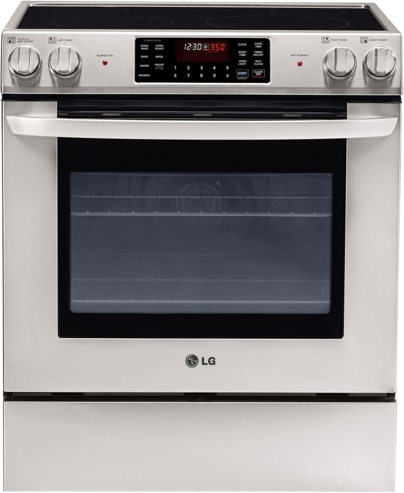 LG LSE3090ST 30 Inch Freestanding Electric Range with 4 Radiant
