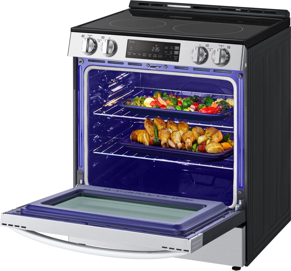 LG LSEL6331F 30 Inch SlideIn Electric Smart Range with 5 Radiant