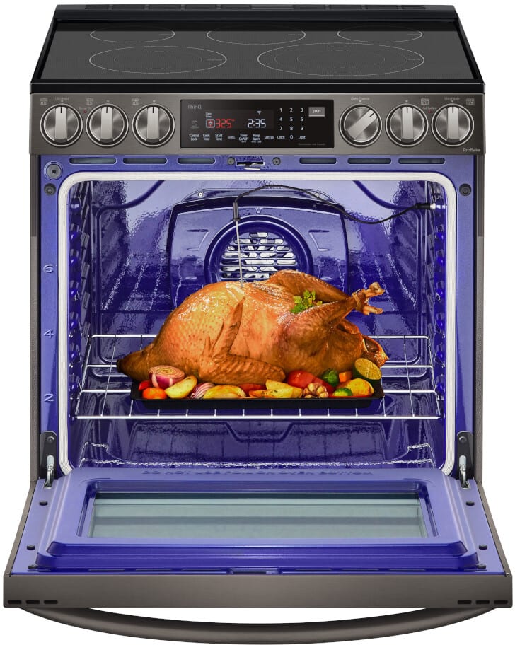 LG LSEL6337D 30 Inch Smart InstaView™ Electric SlideIn Range with 5