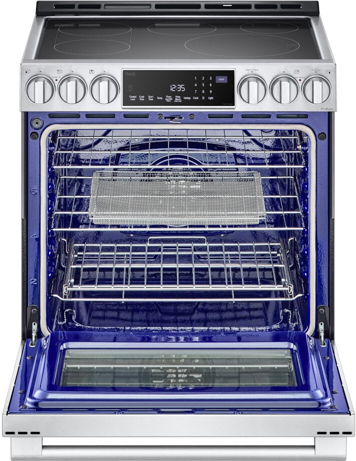 LG LSES6338F 30 Inch SlideIn Electric Smart Range with 5 Radiant