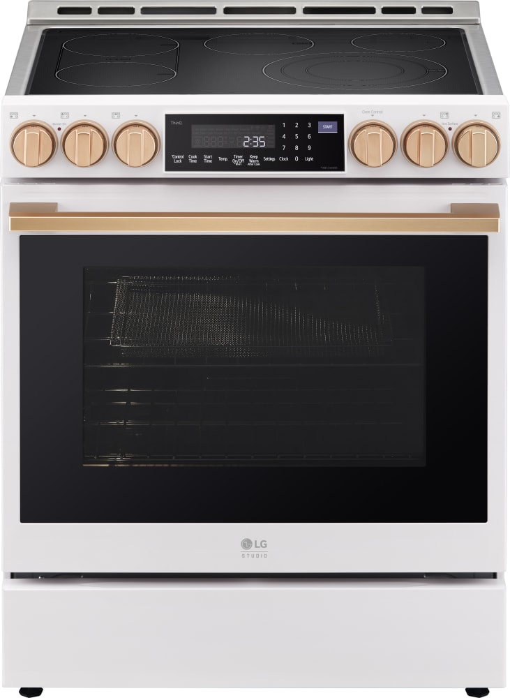 LG LSES6338N 30 Inch Slide-In Electric Smart Range with 5 Radiant