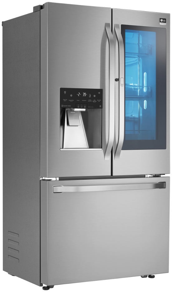 LG LSFXC2496S 36 Inch Counter Depth French Door Refrigerator with 23.5 ...
