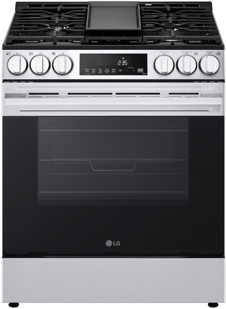 LG LSGL5833X 30 Inch Slide-In Smart Gas Range with 5 Sealed