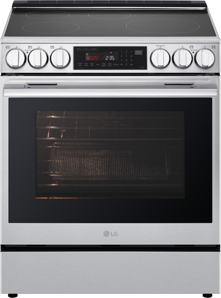 LG LSIL6336XE 30 Inch Slide-In Smart Induction Range with 5