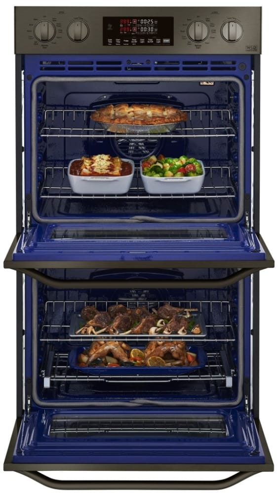 LG LSWD300BD 30 Inch Smart Double Electric Wall Oven with SmartThinQ® Technology, Convection