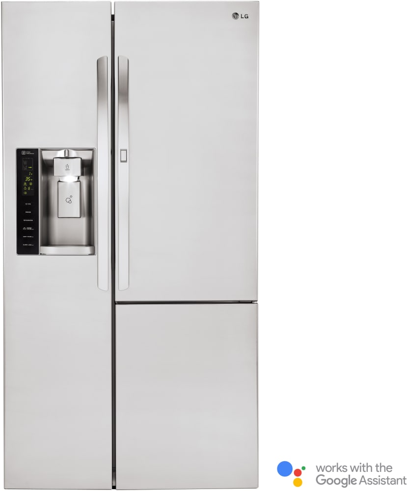 LG LSXC22486S 36 Inch Smart Side by Side Refrigerator with 21.7 cu. ft ...