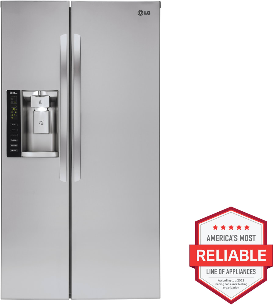 LG LSXS26326S 36 Inch Side by Side Refrigerator with 26.2 cu