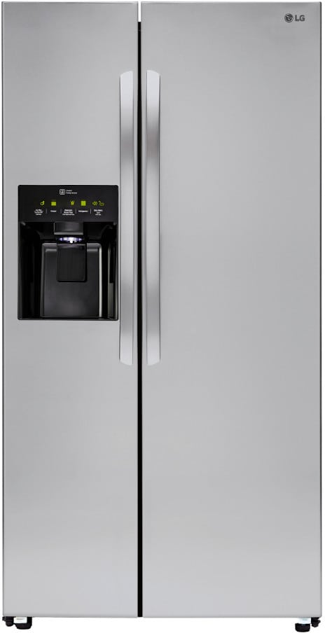 LG LSXS26336S 36 Inch Side-by-Side Refrigerator with External 
