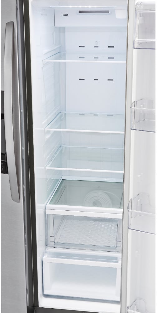 LG LSXS26336S 36 Inch Side-by-Side Refrigerator with External