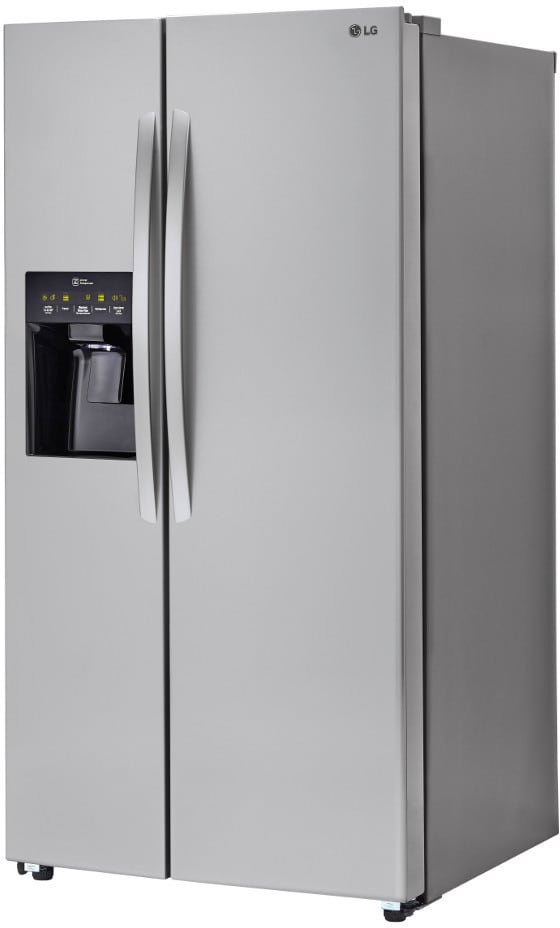 LG LSXS26336S 36 Inch Side-by-Side Refrigerator with External Dispenser ...