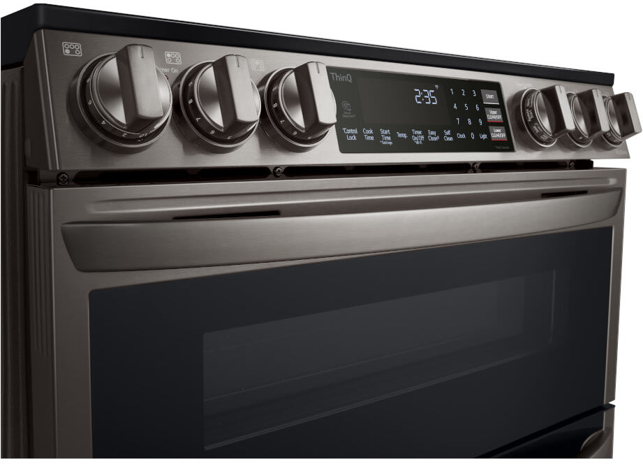 LG LTEL7337D 30 Inch SlideIn Electric Smart Range with 5 Burners, Double Oven, 7.3 Cu. Ft