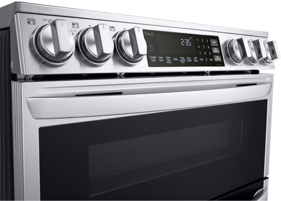 LG LTEL7337F 30 Inch SlideIn Electric Smart Range with 5 Burners, Double Oven, 7.3 Cu. Ft
