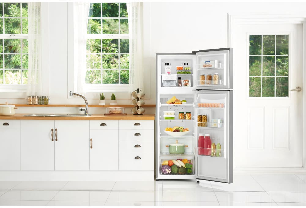【美品・希少カラー】14th CT/LG INNER LG LTNC11131V 24 Inch Freestanding Top Mount Refrigerator with