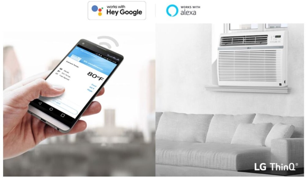 LG LW1821ERSM SlideOut Chassis Smart Window Air Conditioner with ThinQ