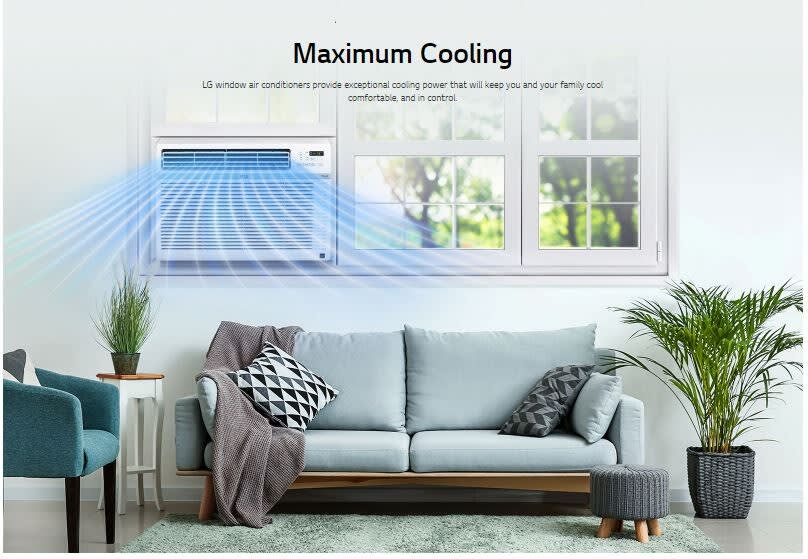 LG LW1521ERSM SlideOut Chassis Smart Window Air Conditioner with