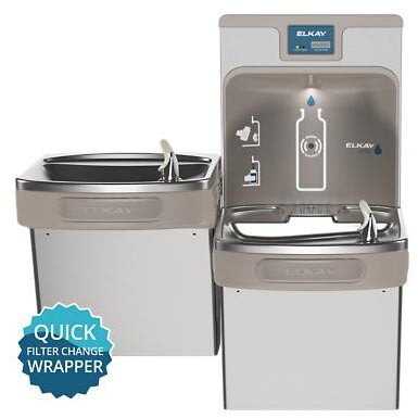 Elkay LZSTL8WSSPPF 19 Inch Enhanced ezH2O® Bottle Filling Station