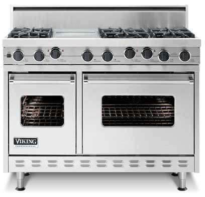 Viking VGIC4886QSS 48 Inch Pro-Style Gas Range with 6 VSH Pro