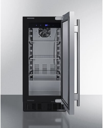 冷凍H10 ADM30 ADL30 SS10 S20 Summit ASDS1523 15 Inch Built-In All-Refrigerator with 1.7 cu. ft