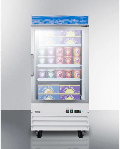 Summit SCFU1211 27 Inch Commercial Upright Freezer with 9.0 Cu. Ft