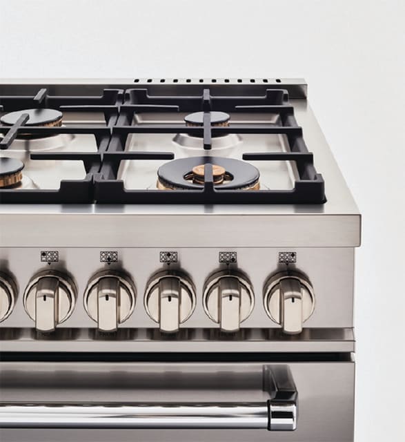 Bertazzoni MAST305DFMXE 30 Inch DualFuel Range with MonoBloc Aluminum