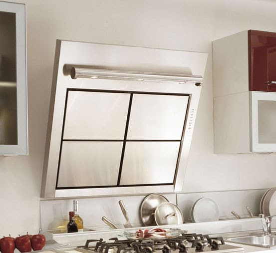 Faber 630003947 36 Inch Matrix Wall Mount Range Hood with 600 CFM 