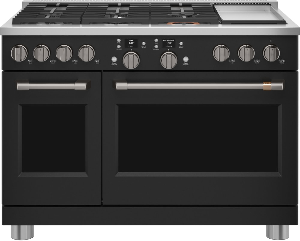 Matte black gas clearance range
