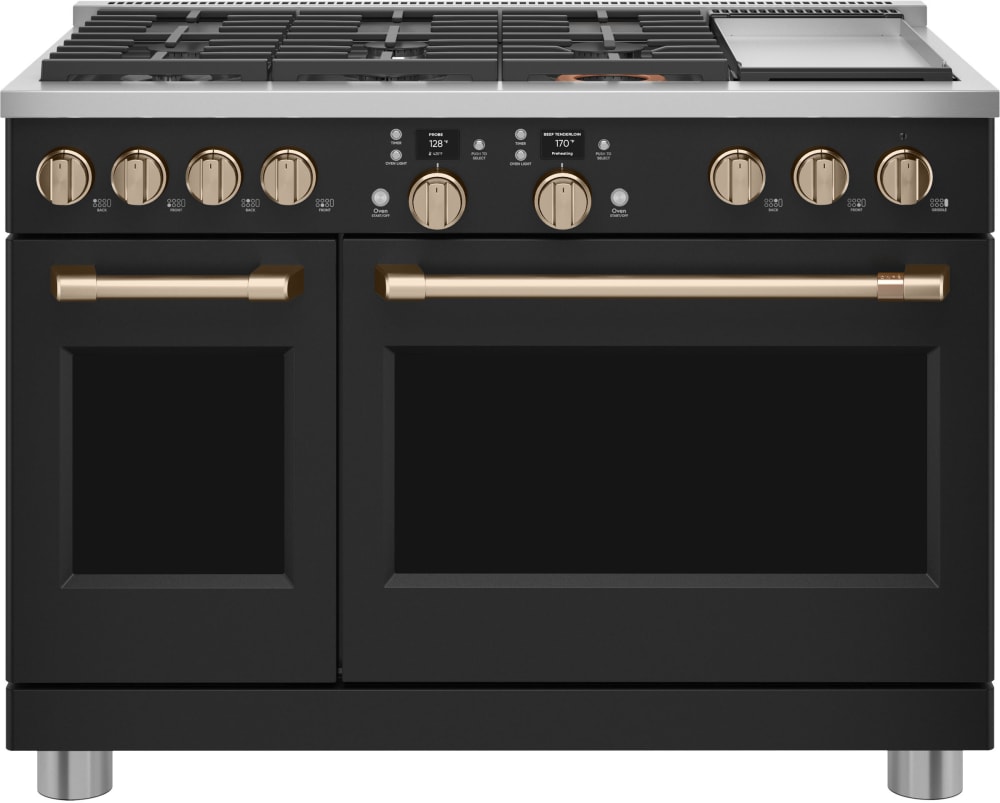 Cafe C2Y486P3TD1 48 Inch Smart Professional Dual Fuel Range with 6