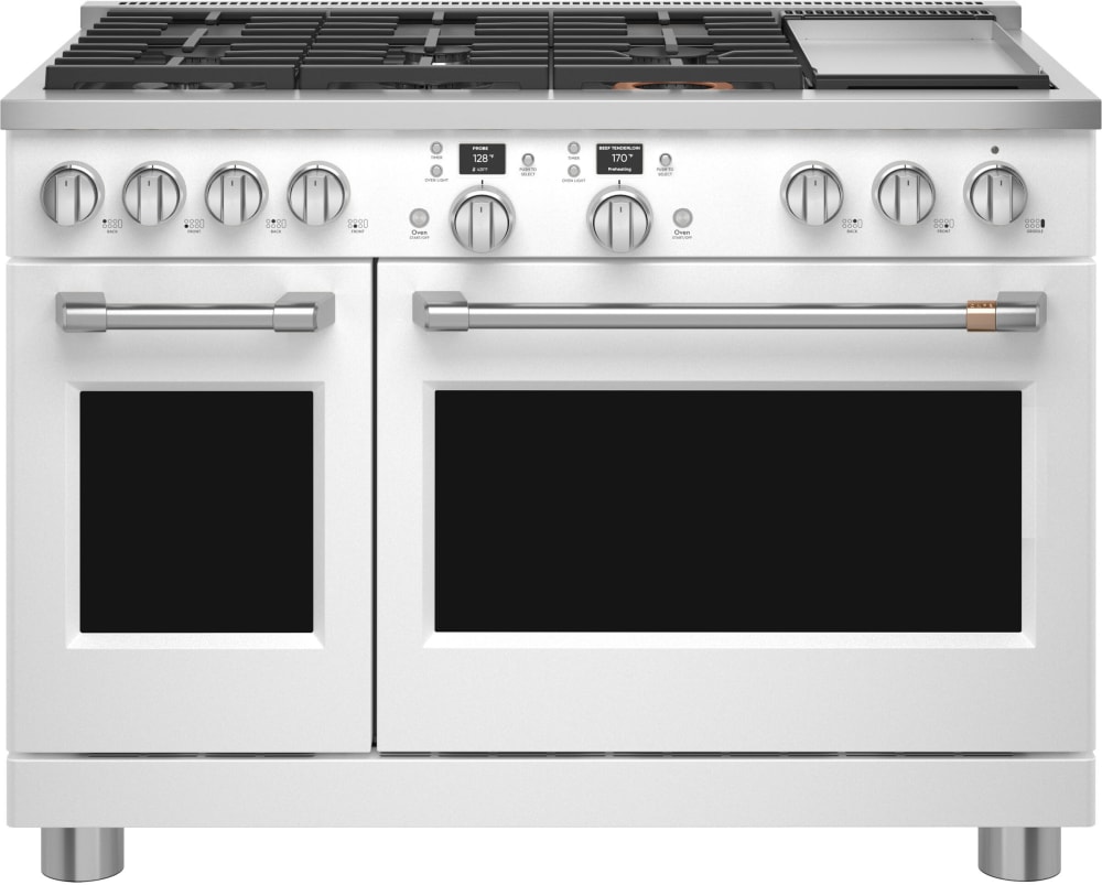 Cafe C2Y486P4TW2 48 Inch Smart Professional Dual Fuel Range with 6