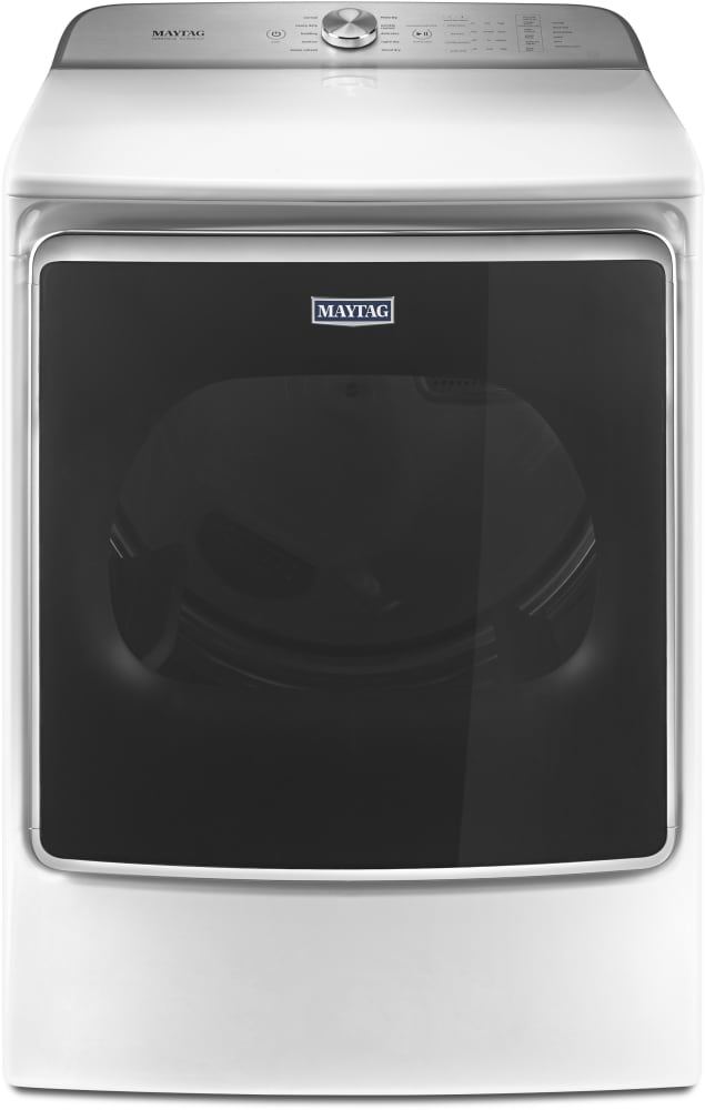 Maytag MGDB955FW 29 Inch Gas Dryer with 9.2 cu. ft. Capacity, Steam, 10