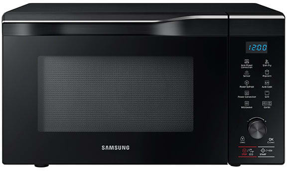Samsung Mc11k7035cg 20 Inch Countertop Microwave With Samsung Mc11k7035cg Front View