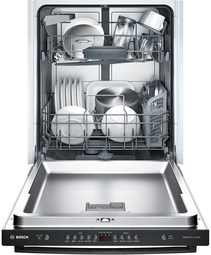 Bosch SHX5AV56UC 24 Inch Fully Integrated BuiltIn Dishwasher with 14 Place Setting Capacity, 5