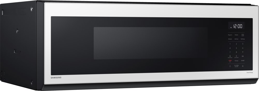 Samsung Bespoke 1.1 Cu. ft. White Glass Over The Range Microwave