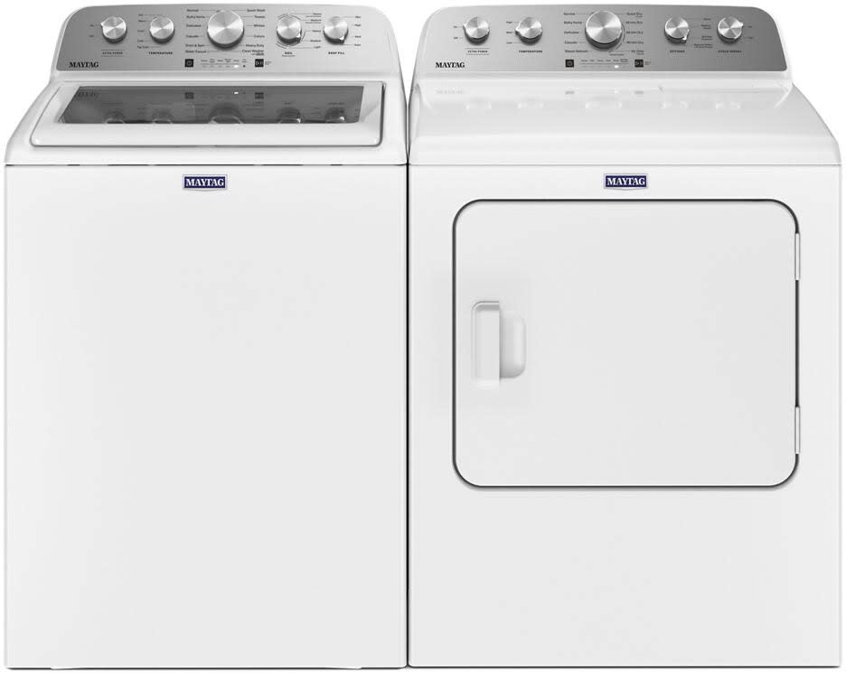 Maytag MED5430MW 29 Inch Electric Dryer with 7 cu. ft. Capacity, Steam