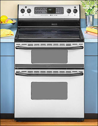 Maytag gemini double oven range sale