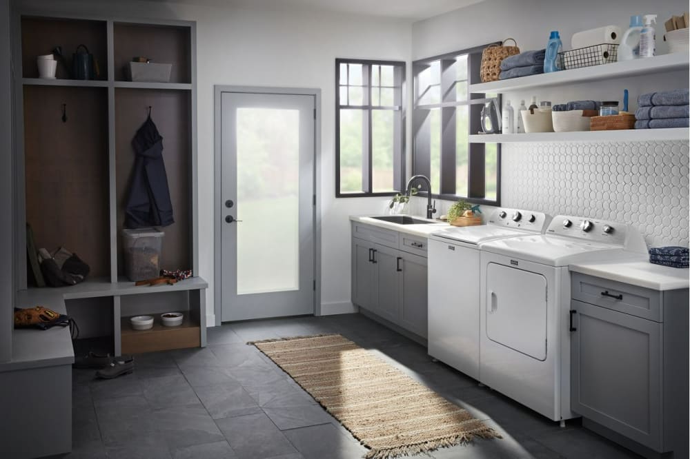 Maytag MGD4500MW 29 Inch Gas Dryer with 7.0 cu. ft. Capacity, 7 Dryer