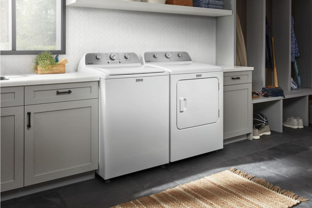 Maytag MGD4500MW 29 Inch Gas Dryer with 7.0 cu. ft. Capacity, 7 Dryer