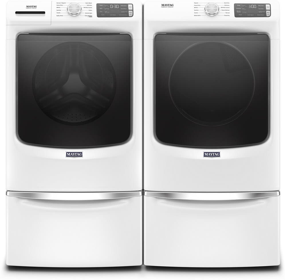 Maytag MGD6630HW 27 Inch Gas Dryer with 7.3 Cu. Ft. Capacity, Extra Power, 12 Dry Cycles