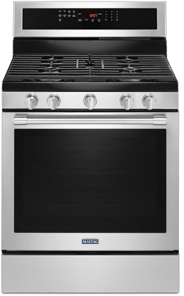 Maytag - MGT8800FZ - 30-Inch Wide Double Oven Gas Range With True
