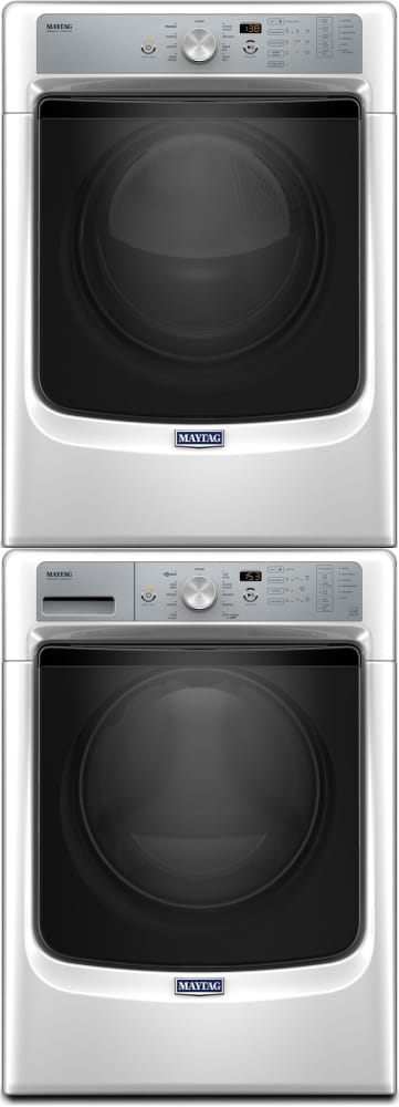 Maytag Mah6500awq 27 Inch Front Load Washer With 3 34 Cu Ft Capacity 4 Wash Cycles And Autotemp Internal Water Heater Bisque