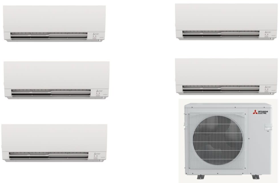 Mitsubishi Electric MIT42KMULTI5HEAD99999 42,000 BTU Multi Zone