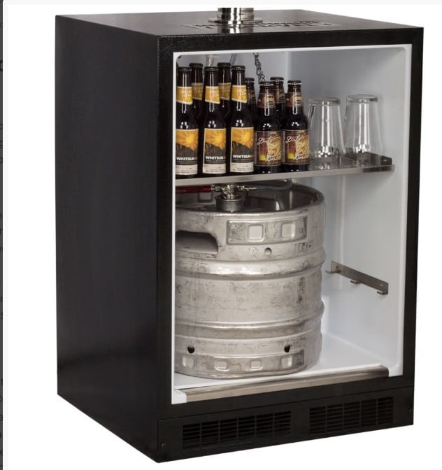 Half keg fridge top