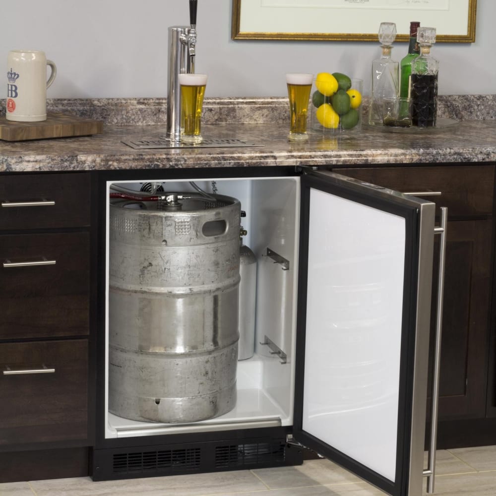 Marvel ML24BNS2RS 24 Inch Freestanding/BuiltIn Beer or Wine Dispenser