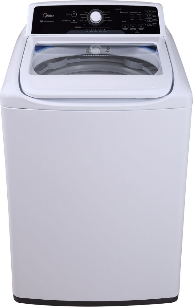 Midea MIDWADRE2 Side-by-Side Washer & Dryer Set with Top Load Washer and Electric Dryer in White