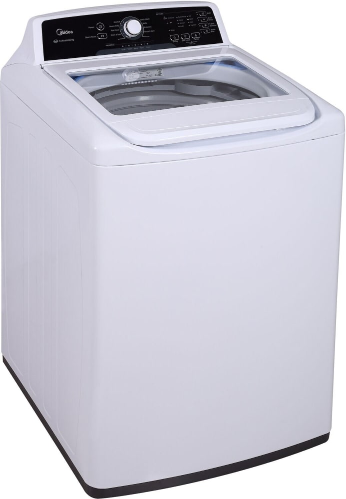 Midea MIDWADRE2 Side-by-Side Washer & Dryer Set with Top Load Washer and Electric Dryer in White