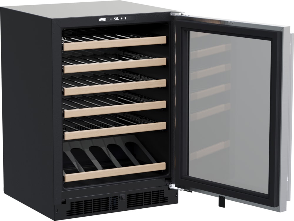 Marvel MLWC324SG01A 24 Inch Wine Cooler with 45 Bottle Capacity, 6 Wine