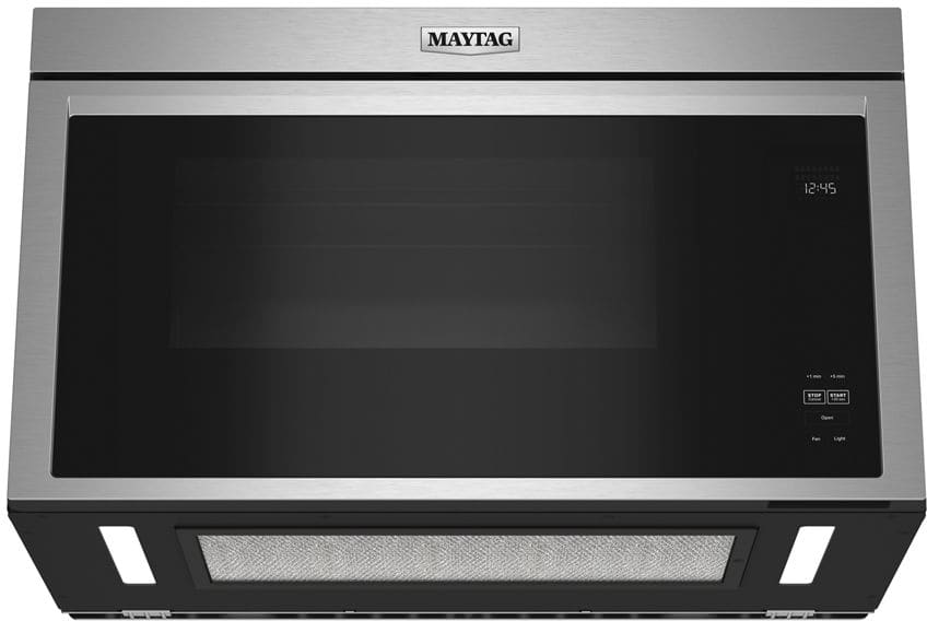 MMMF6030PB in Black by Maytag in Schenectady, NY - Over-the-Range Flush  Built-In Microwave - 1.1 Cu. Ft.