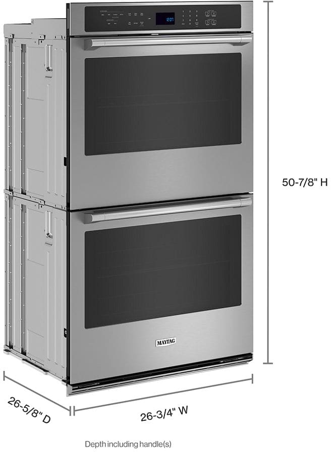 Maytag MOED6027LZ 27 Inch Double Electric Wall Oven with 8.6 cu