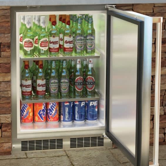 Marvel MORE124SS31A 24 Inch Outdoor Built In All Refrigerator with