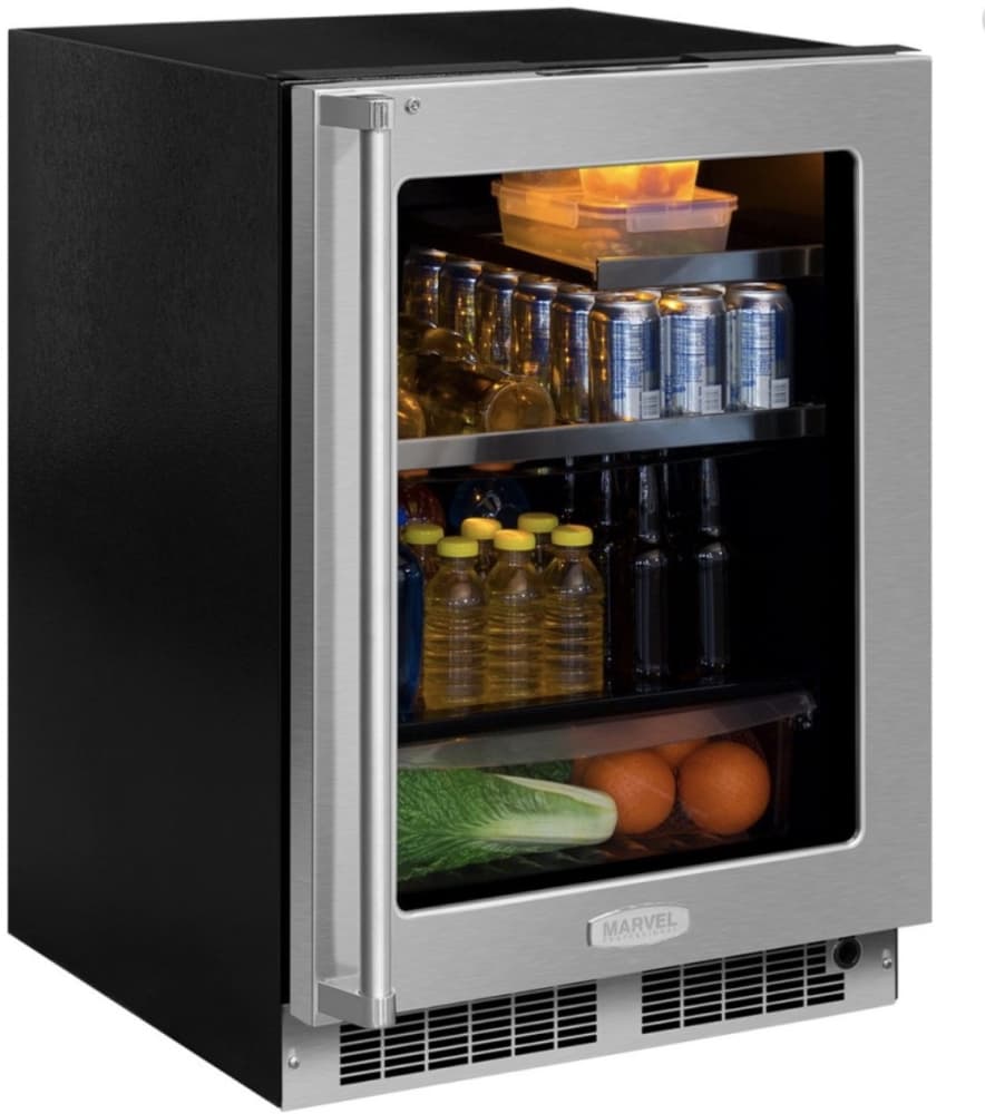 Marvel MP24BRF4RP 24 Inch BuiltIn Beverage Center with Dynamic Cooling